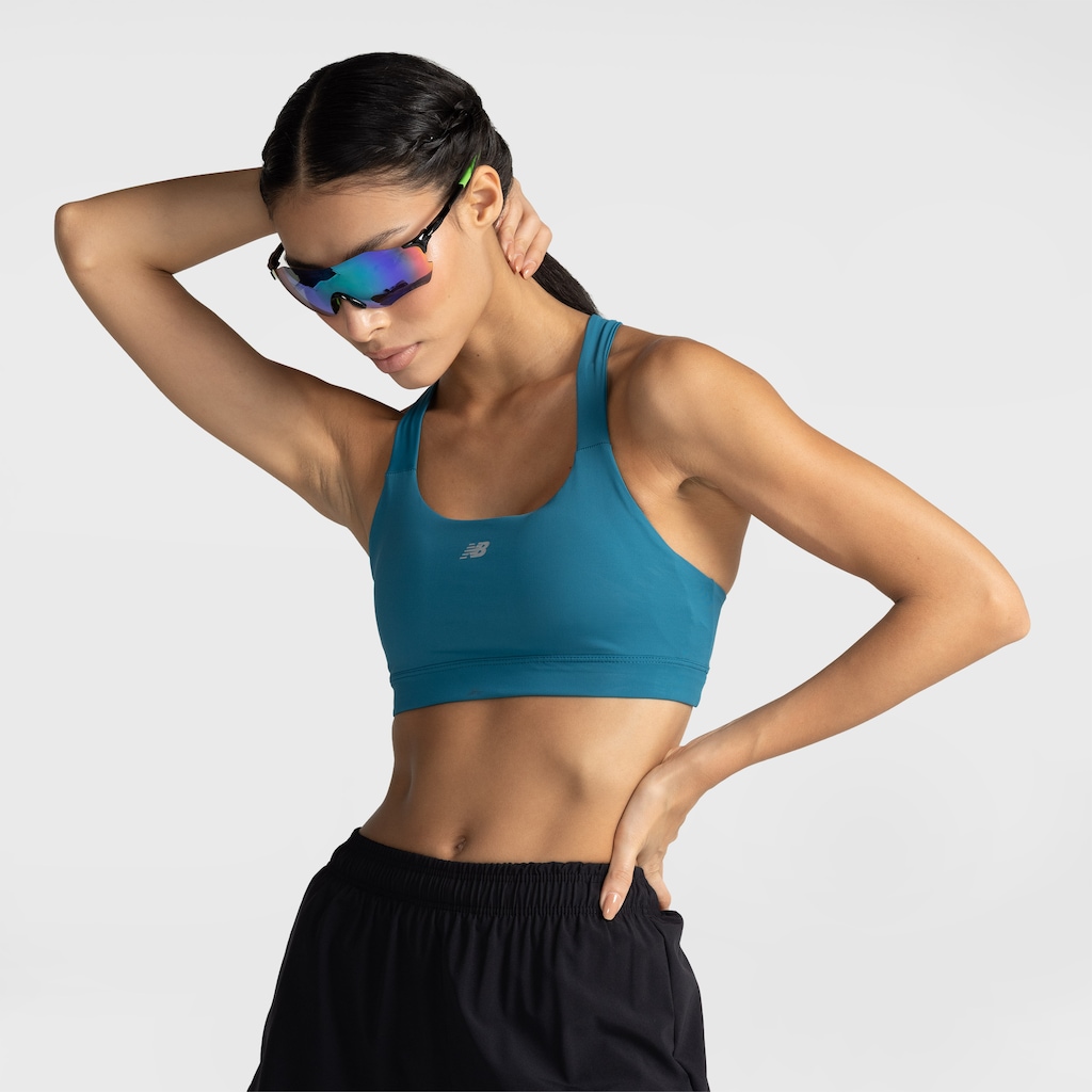 Imagem 1 do produto Top Fitness New Balance Alta Sustentação Essentials Run Feminino