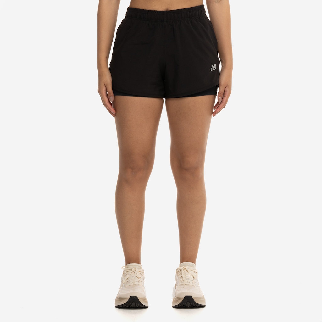 Imagem 3 do produto Short Feminino New Balance Sport Essentials 2 IN 1