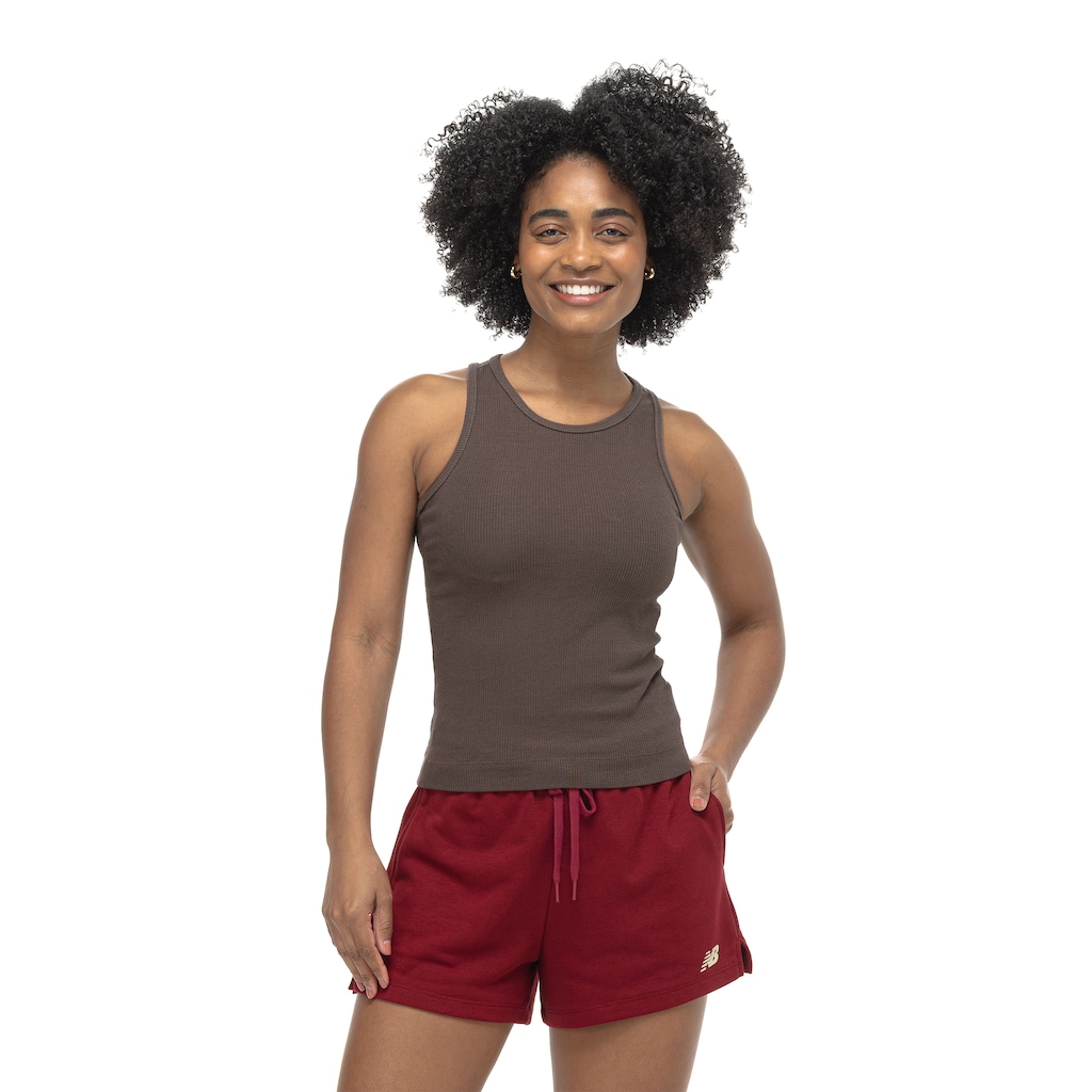 Camiseta Regata Feminina New Balance Canelada Small Logo - Foto 2