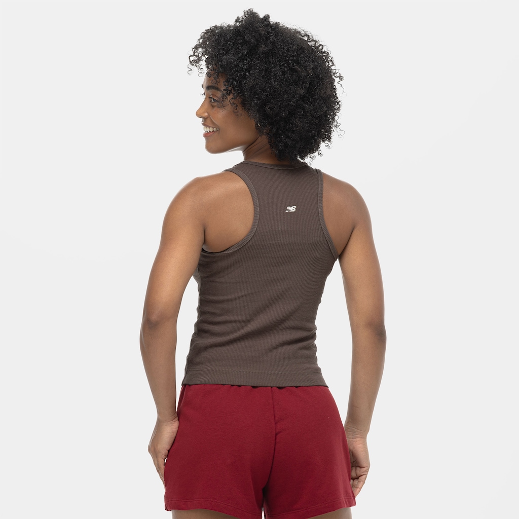 Imagem 2 do produto Camiseta Regata Feminina New Balance Canelada Small Logo