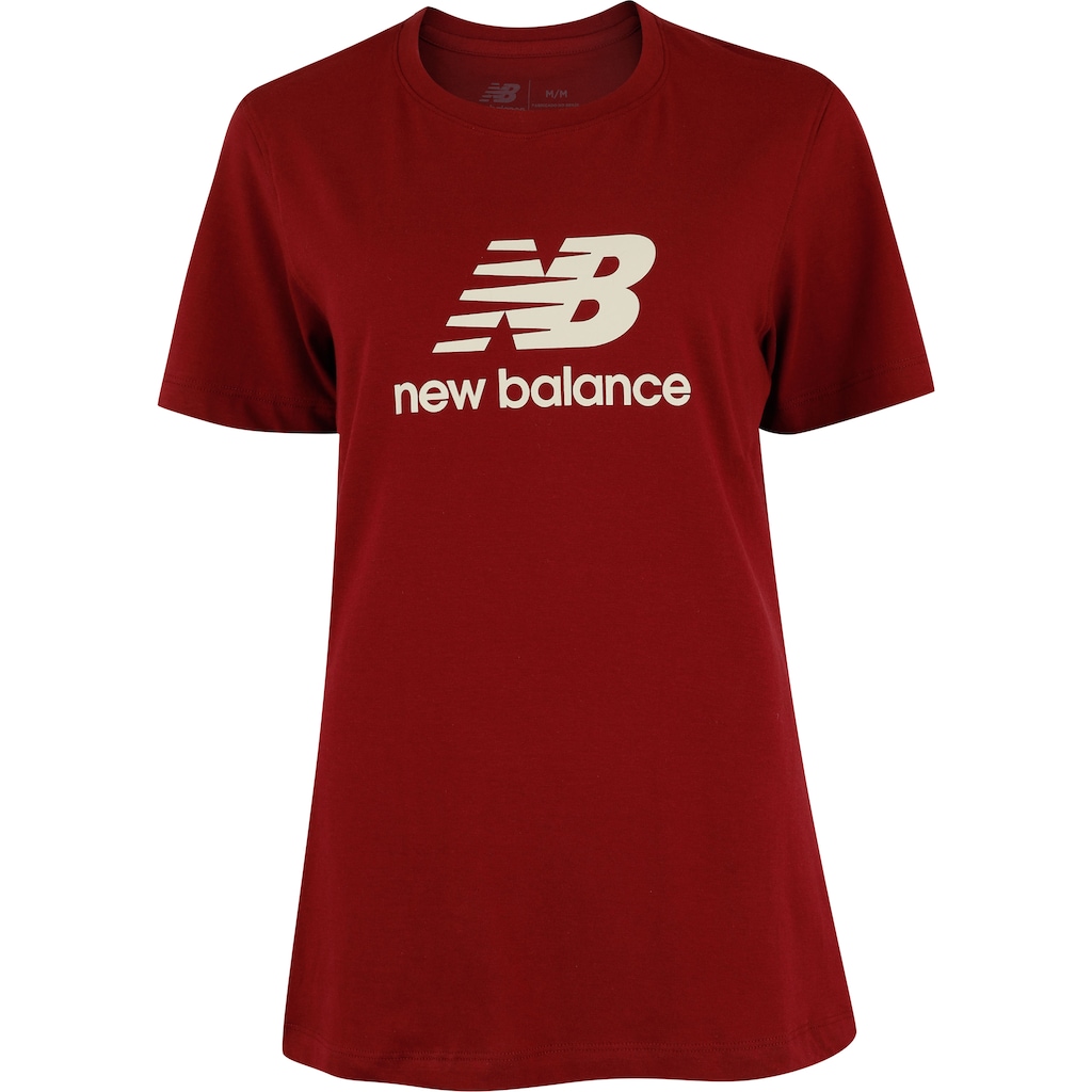 Camiseta New Balance Manga Curta Essentials Feminina