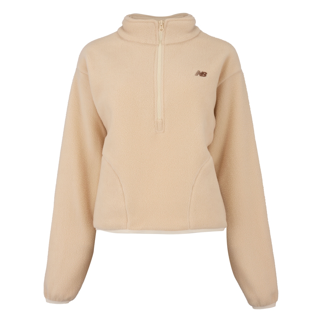 Blusão Feminino New Balance Fleece 1/2 Zíper - Foto 1