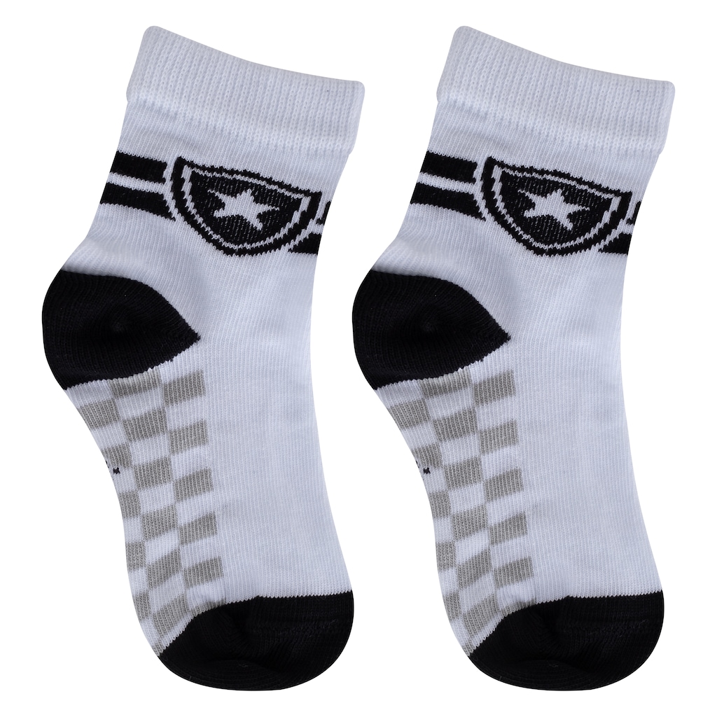 Imagem 3 do produto Kit de Meias do Botafogo Rikam Soquete Tamanho 21 ao 24