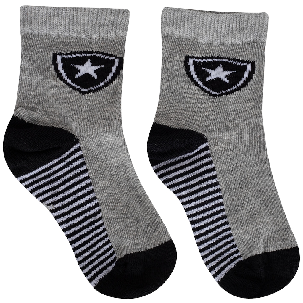 Imagem 5 do produto Kit de Meias do Botafogo Rikam Soquete Tamanho 21 ao 24