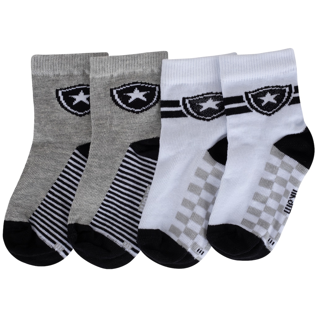 Imagem 2 do produto Kit de Meias do Botafogo Rikam Soquete Tamanho 21 ao 24