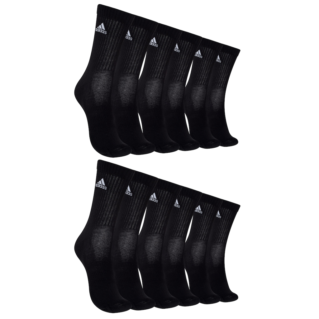 Kit de Meias Cano Alto adidas com 6 Pares Tamanho 38 ao 40