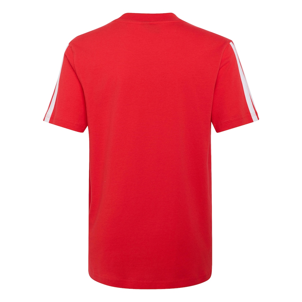 Camiseta adidas Manga Curta 3 Stripes - Infantil - Foto 2