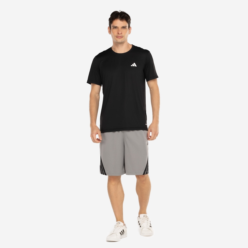 Imagem 4 do produto Bermuda Masculina adidas Basquete Legends 3 Listras