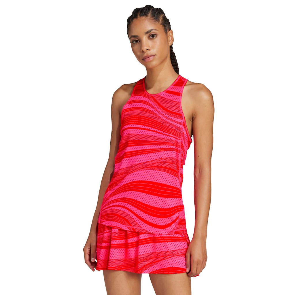 Camiseta Regata Feminina adidas Club Gráfica