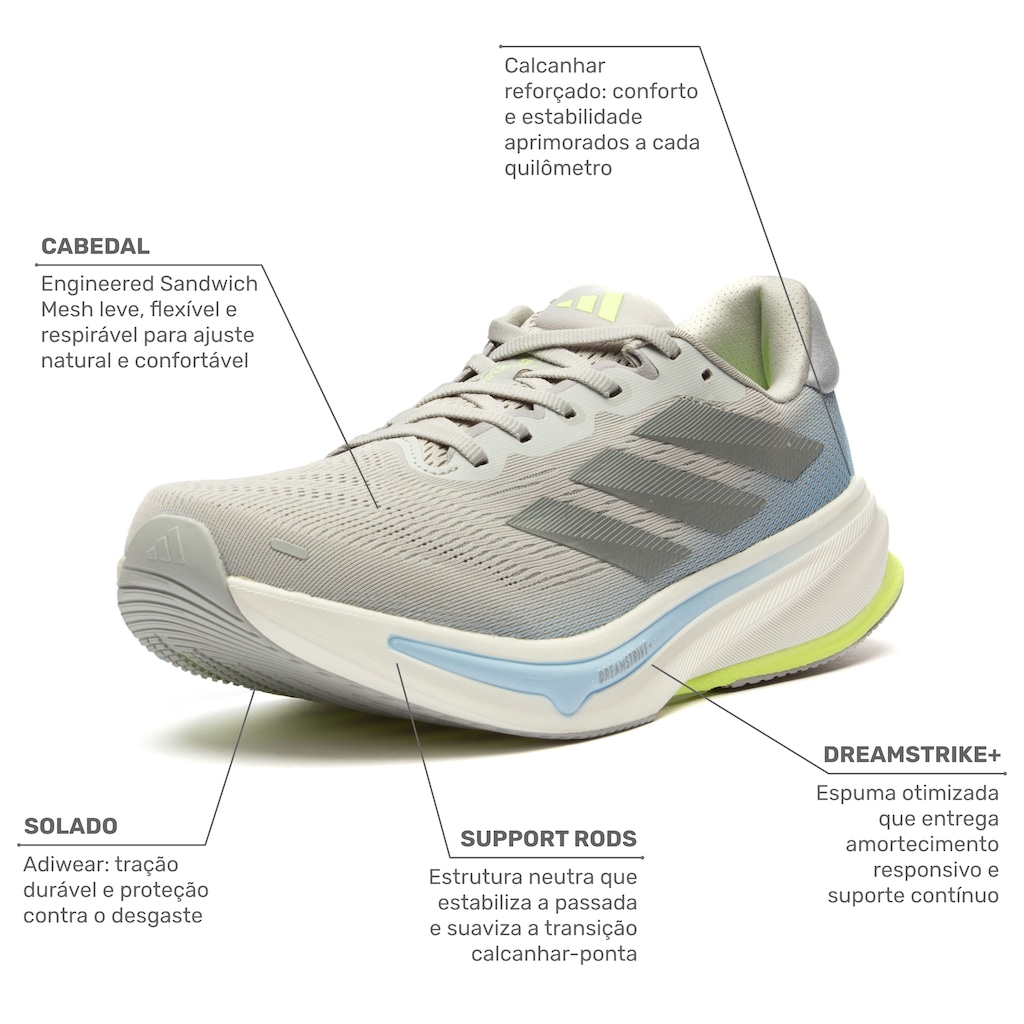 Imagem 2 do produto Tênis adidas Supernova Rise 2 Masculino