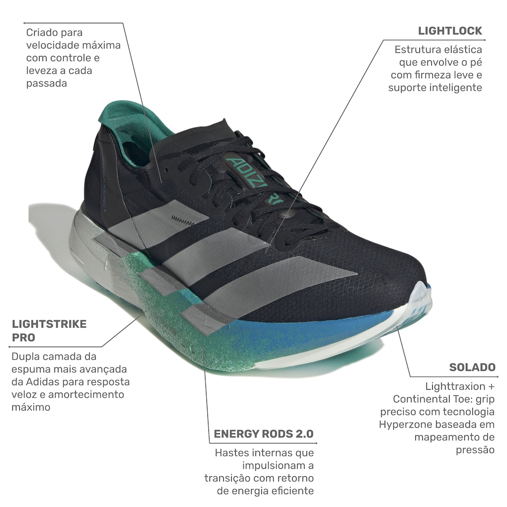 Imagem 3 do produto Tênis Masculino Adidas Adizero Adios Pro 4