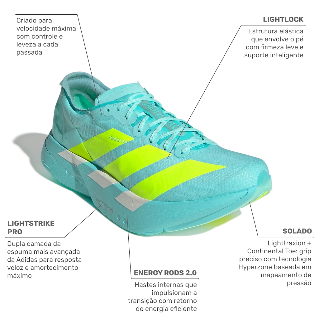 Imagem 3 do produto Tênis Masculino Adidas Adizero Adios Pro 4