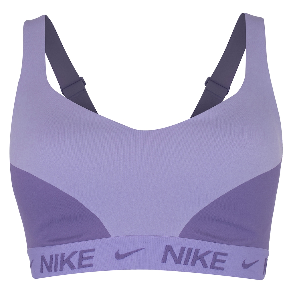 Top Fitness com Bojo Nike Alta Sustentação Dri-fit Indy Adulto