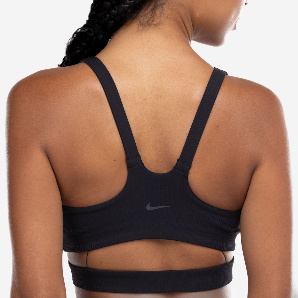 Imagem 4 do produto Top Fitness com Bojo Nike Baixa Sustentação Zenvy Rib Bra