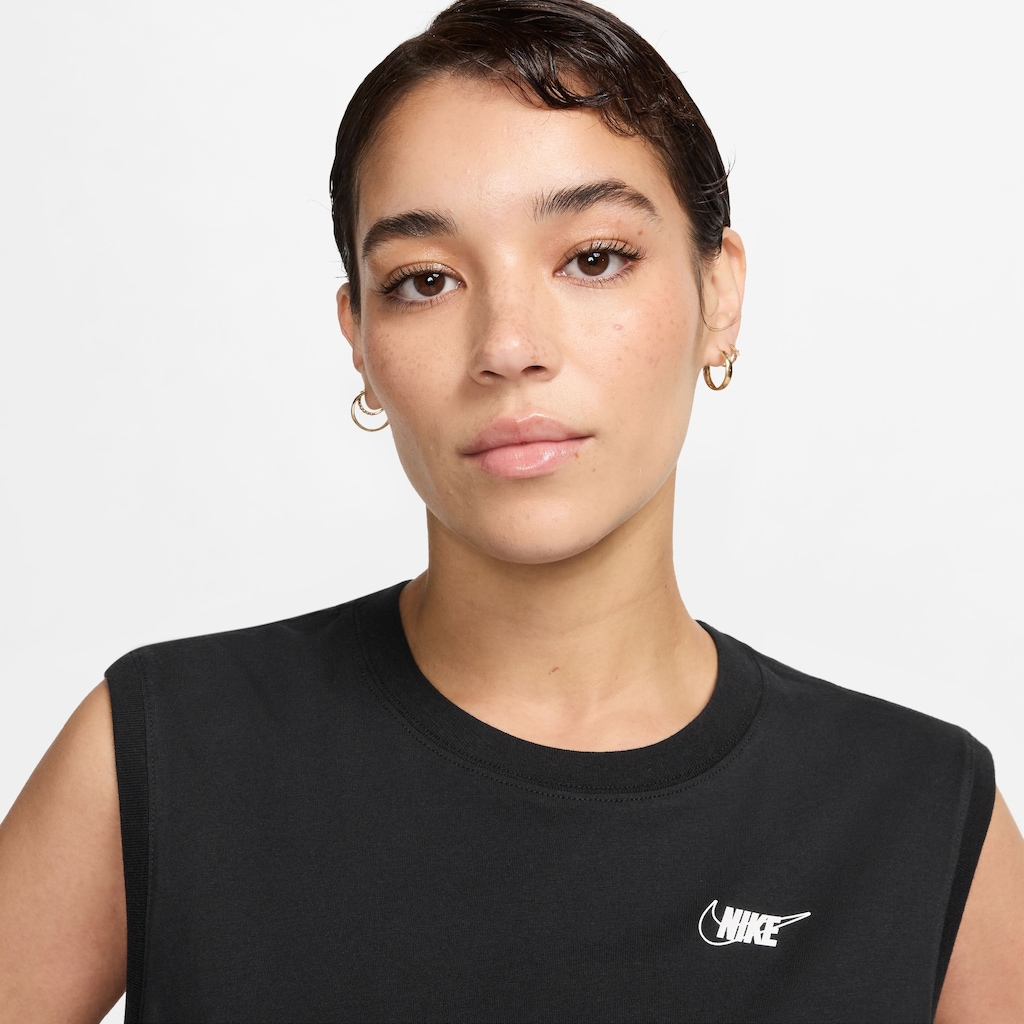 Imagem 3 do produto Blusa Cropped Regata Feminina Nike Sportswear Club SL