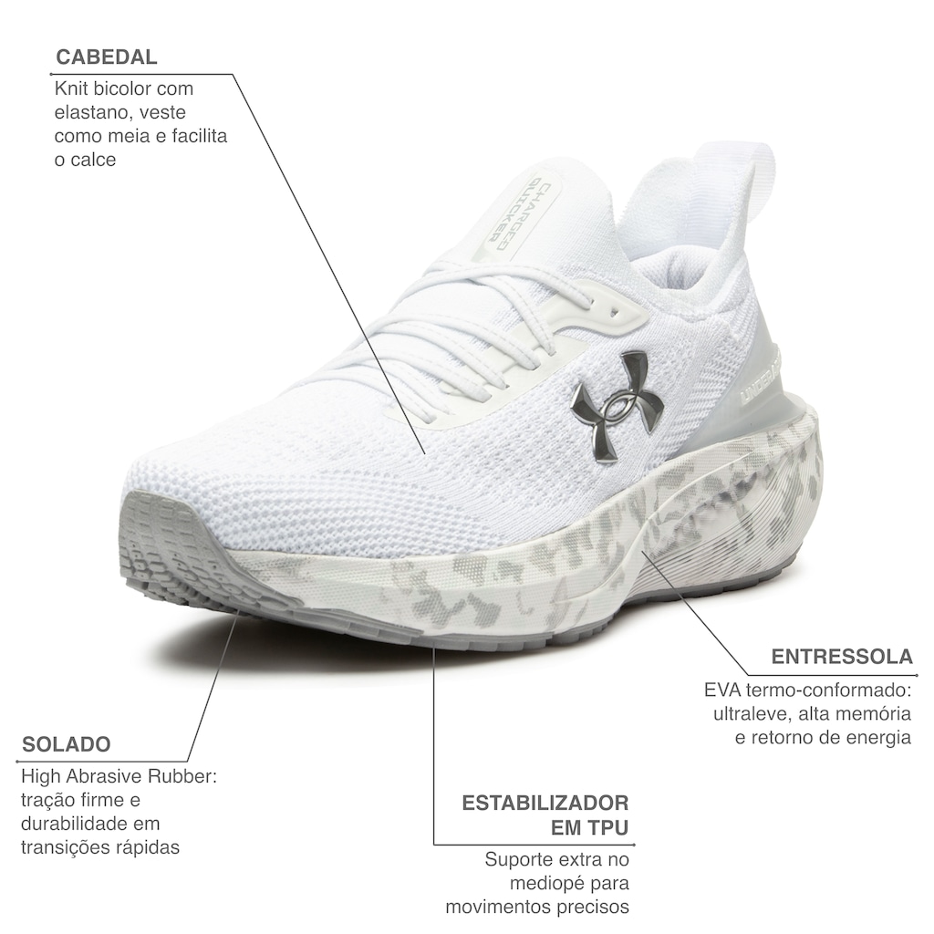 Imagem 2 do produto Tênis Under Armour Charged Quicker 2 Masculino