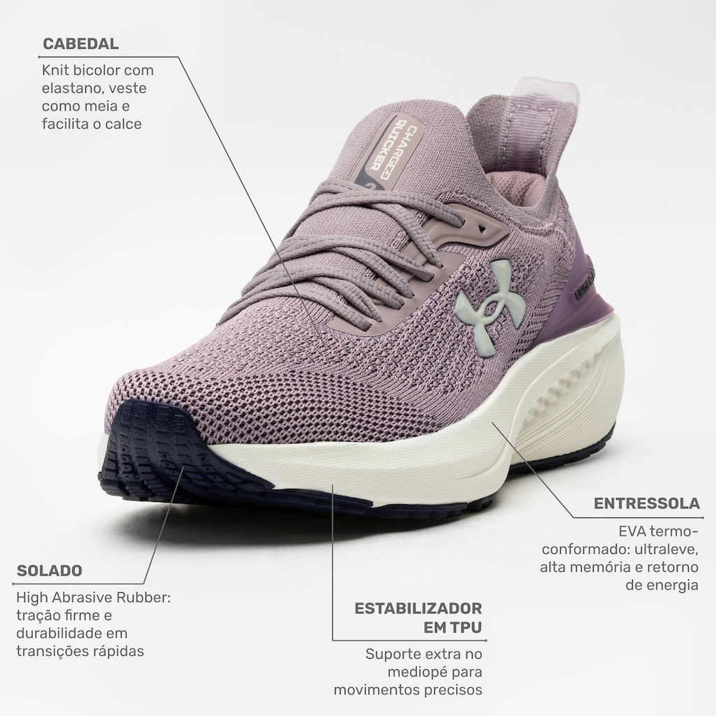 Imagem 2 do produto Tênis Under Armour Charged Quicker 2 Masculino