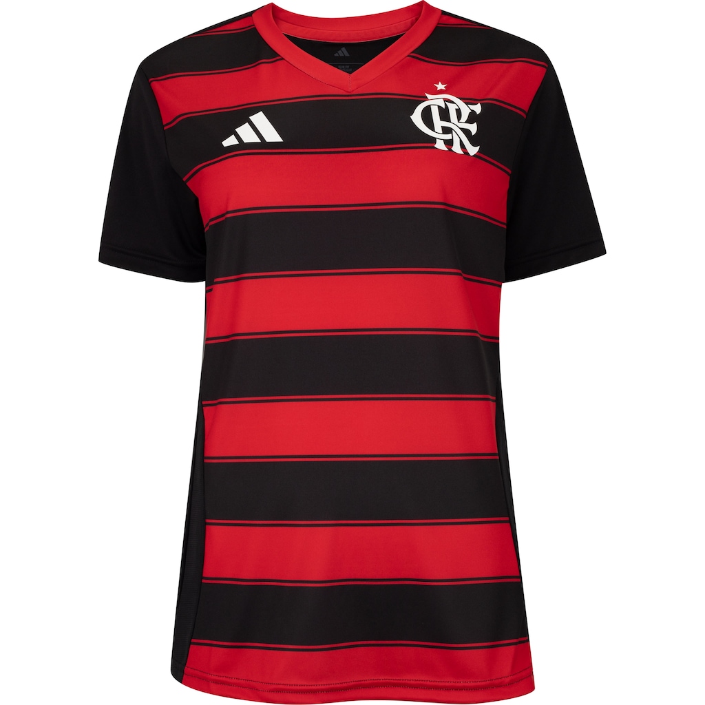 Camisa do Flamengo 25/26 adidas Feminina Fanshirt - Foto 1