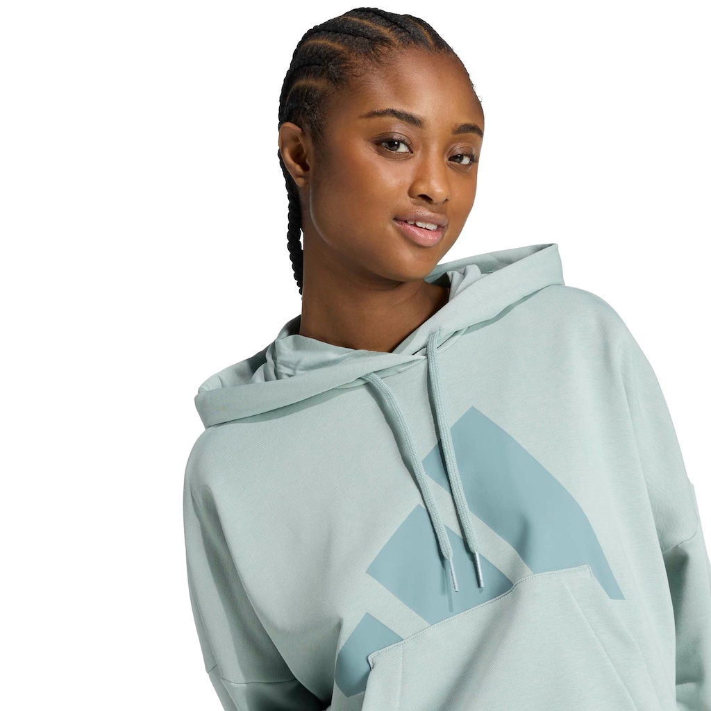 Imagem 3 do produto Blusa de Moletom Feminina adidas com Capuz Big Logo