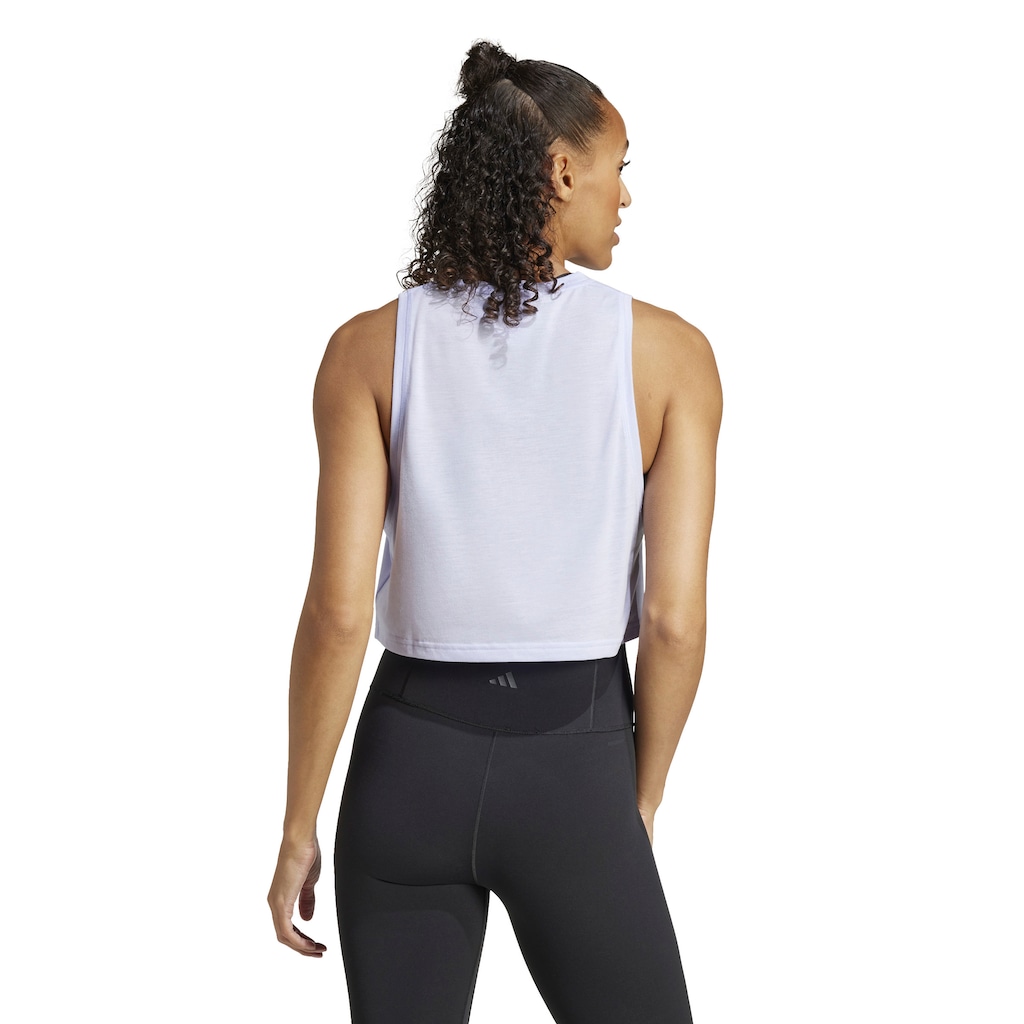 Blusa Cropped Regata Feminina adidas Essentials - Foto 2