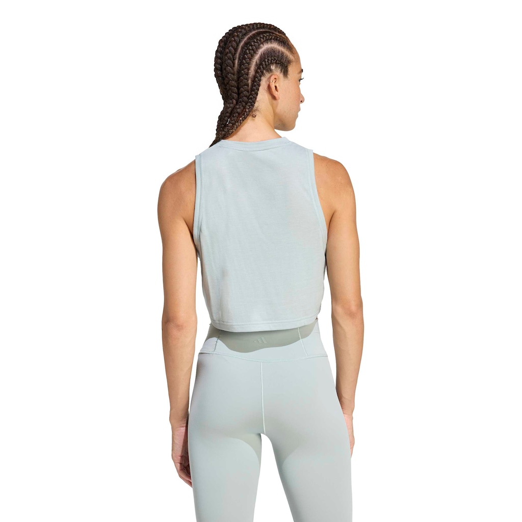 Imagem 2 do produto Blusa Cropped Regata Feminina adidas Essentials