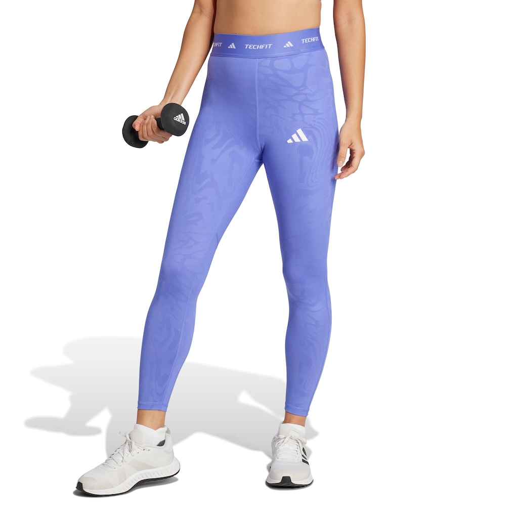 Calça adidas Legging 7/8 Techfit  Estampada Feminina