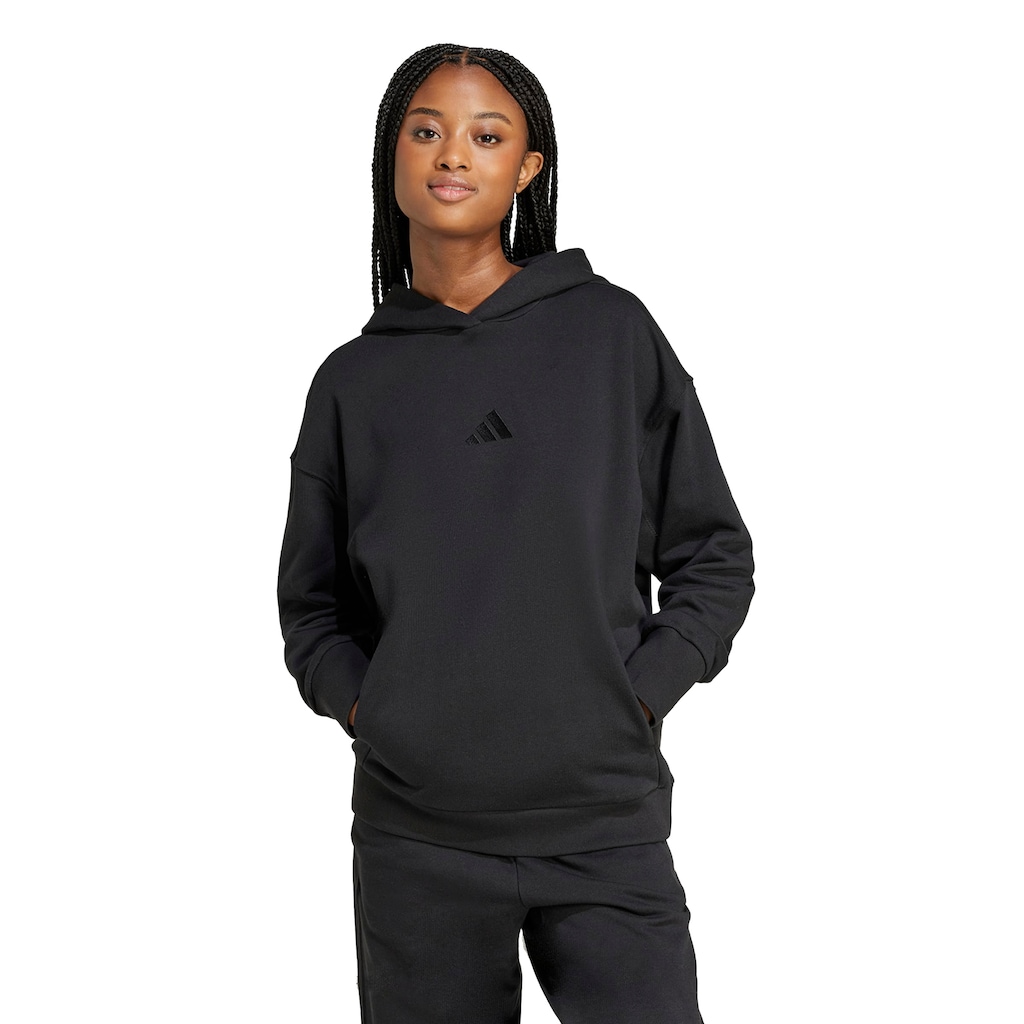 Blusa de Moletom Feminina adidas com Capuz ALL SZN - Foto 1