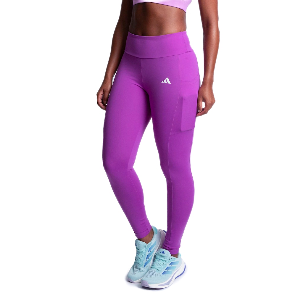 Calça Legging Feminina adidas 3 listras com bolso