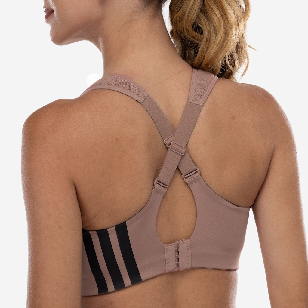 Top Fitness com Bojo adidas Alta Sustentação Suporte TLRD Impact Adulto - Foto 5
