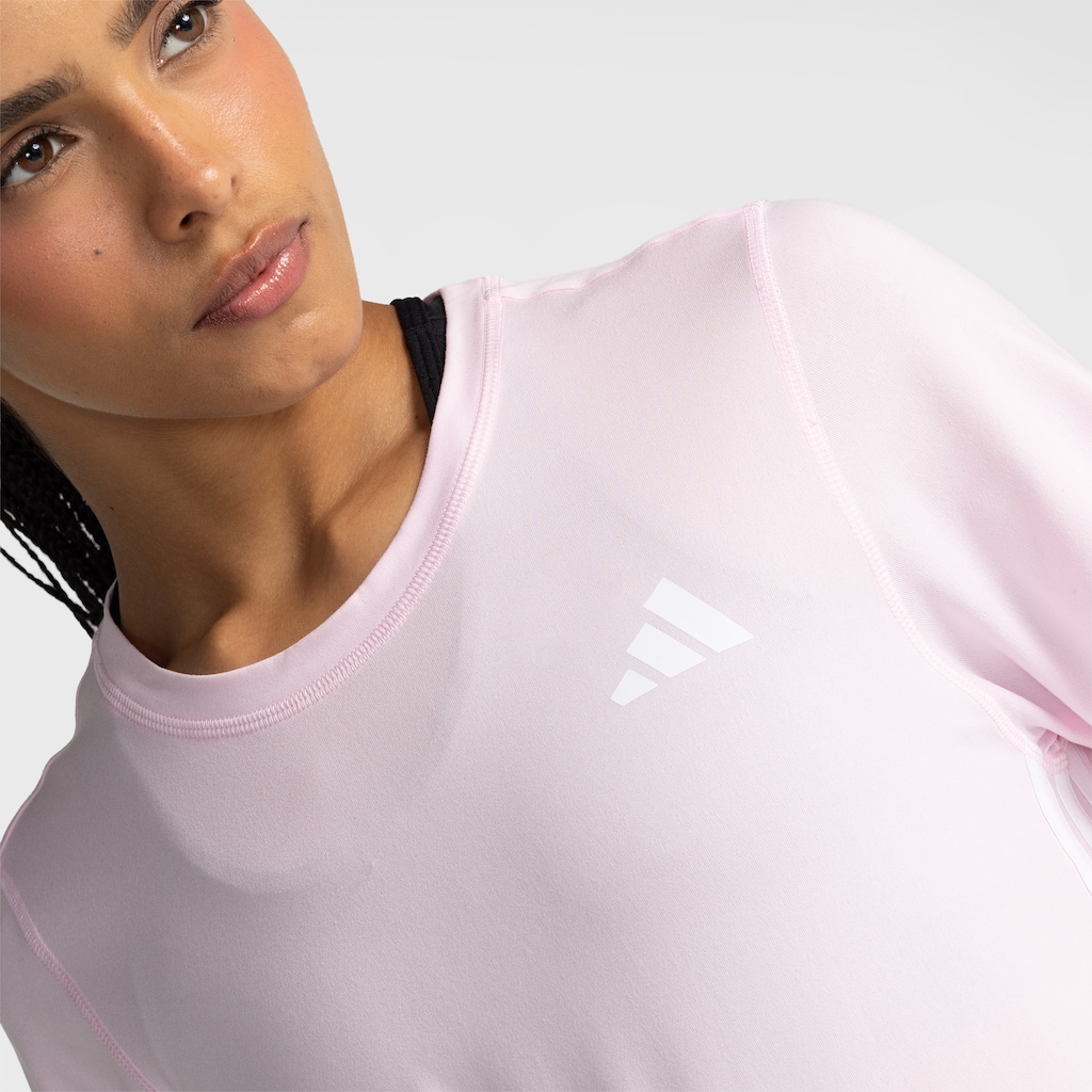 Imagem 4 do produto Camiseta adidas Manga Curta Essentials 3 Listras Feminina