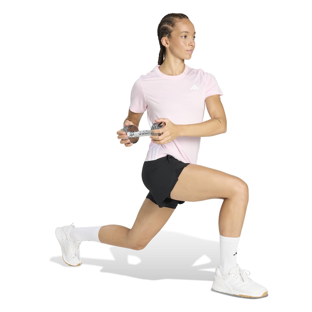 Imagem 4 do produto Camiseta adidas Manga Curta Essentials 3 Listras Feminina