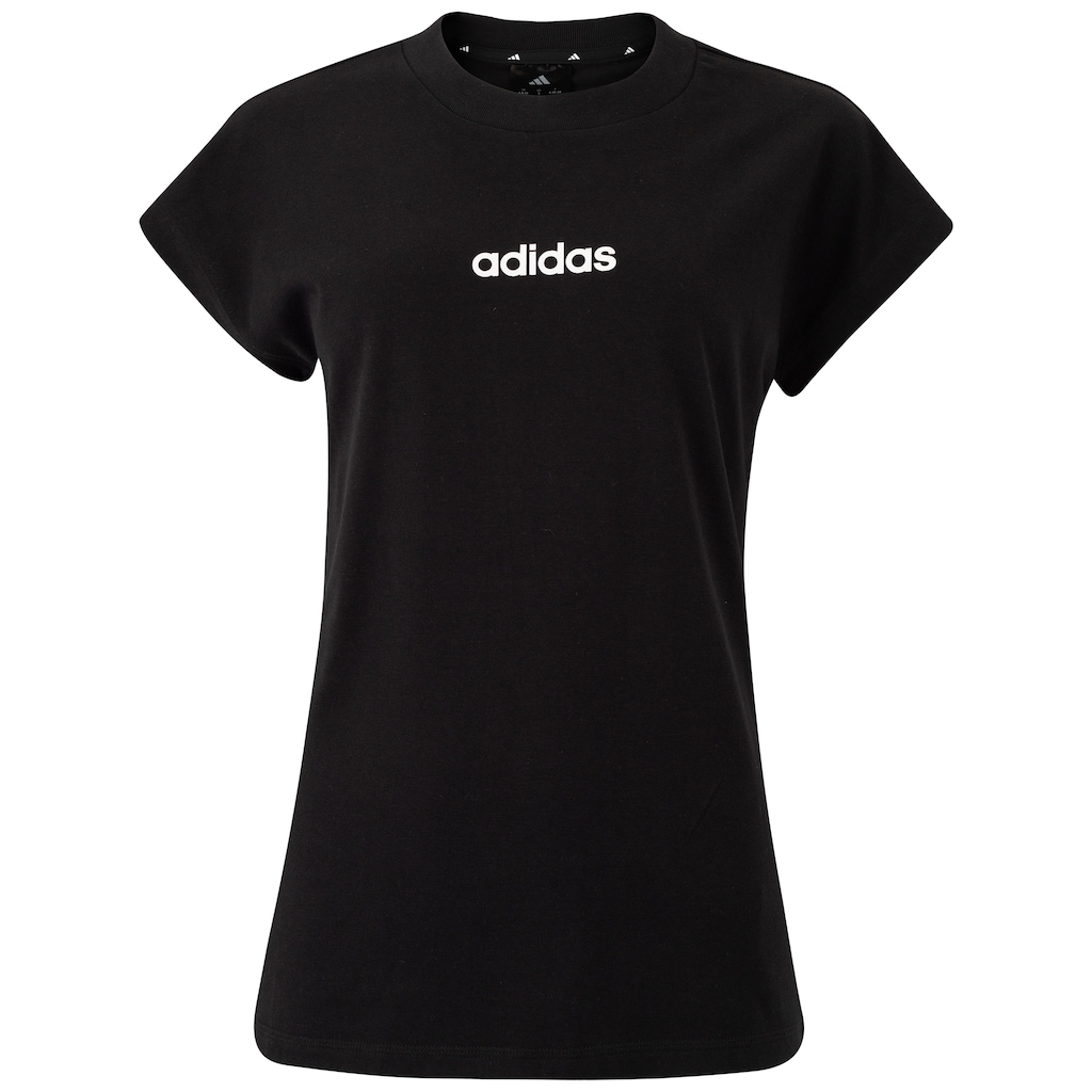 Camiseta Feminina adidas Manga Curta Logo Linear