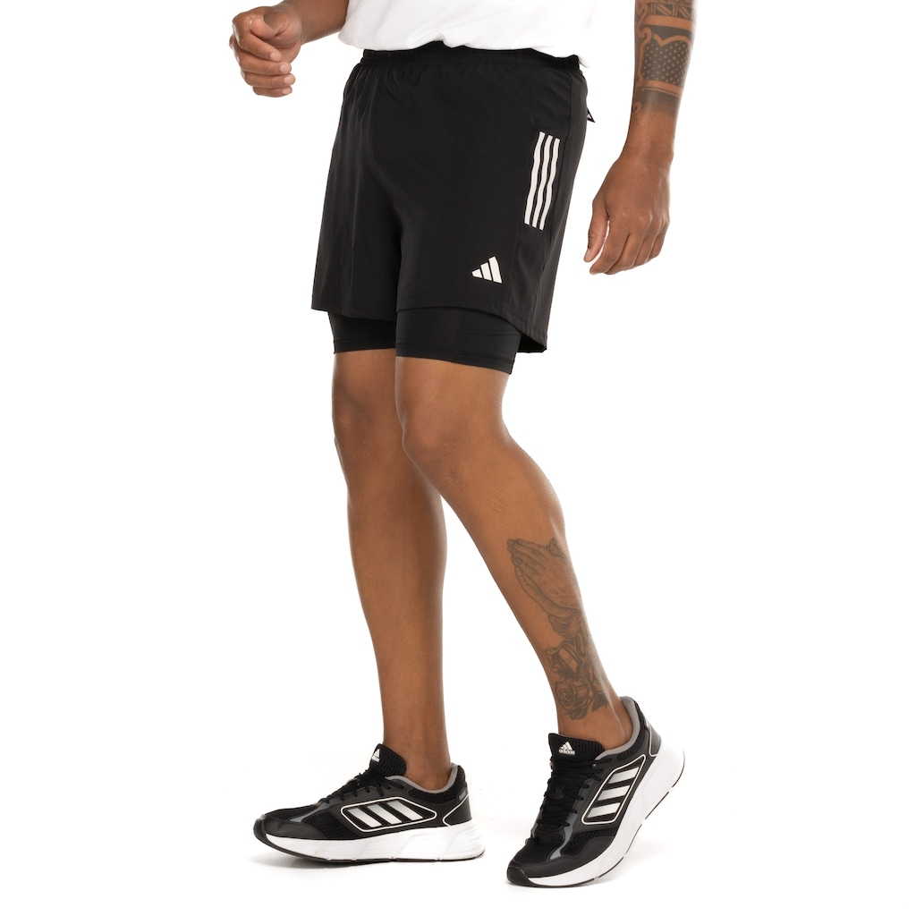 Bermuda Masculina adidas Run 2 em 1 Own The
