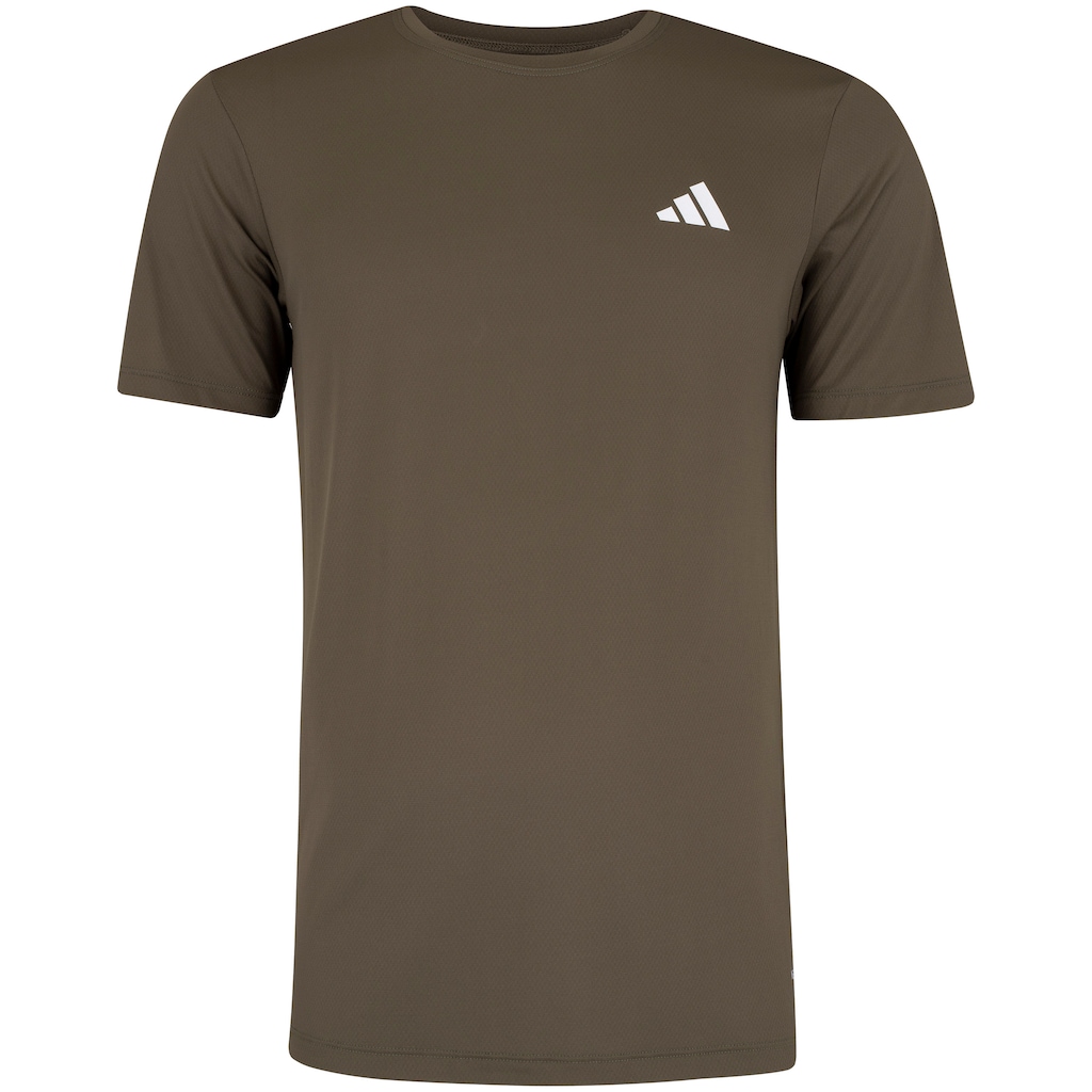 Camiseta Masculina adidas Manga Curta Own The Run 3 Listras
