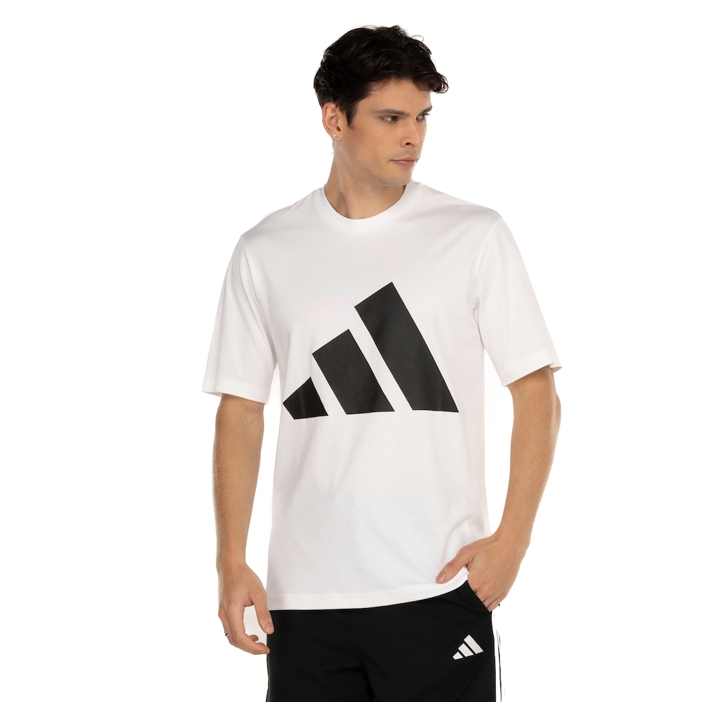 Camiseta Masculina adidas Manga Curta Big Logo