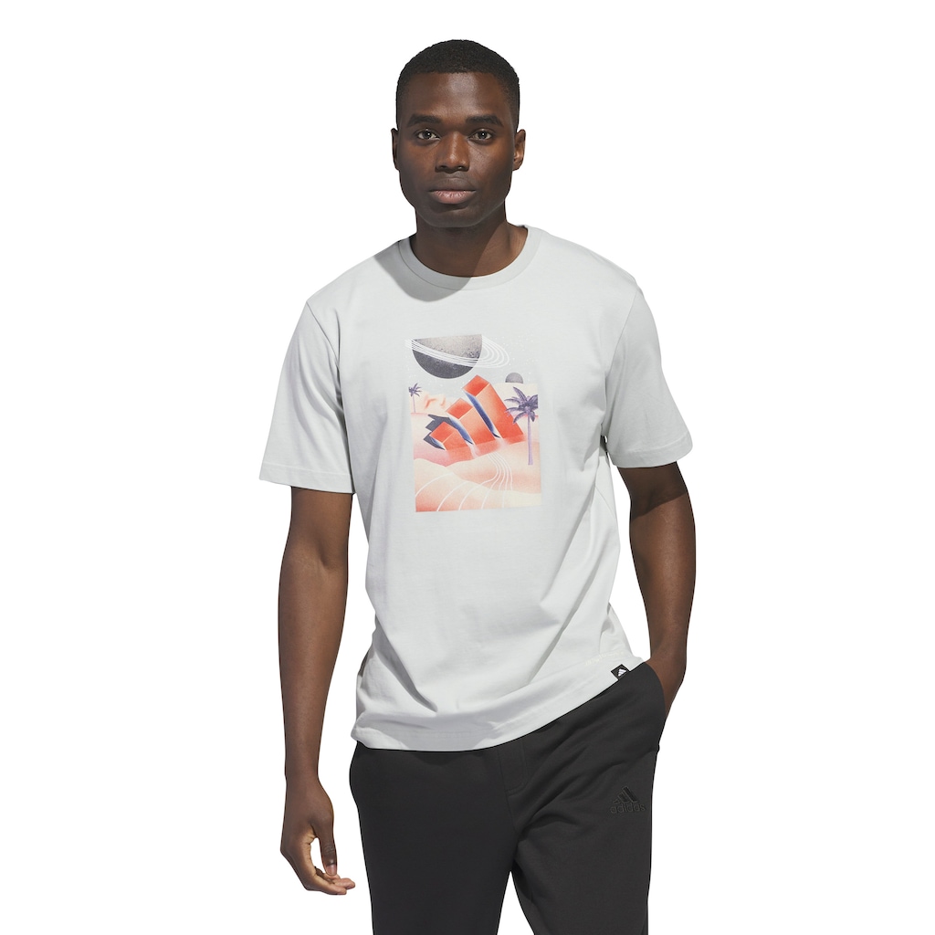 Camiseta Masculina adidas Manga Curta Gráfica