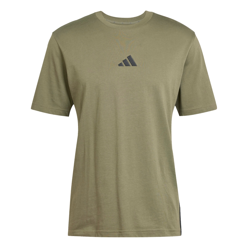 Camiseta Masculina adidas Manga Curta 3 Stripes
