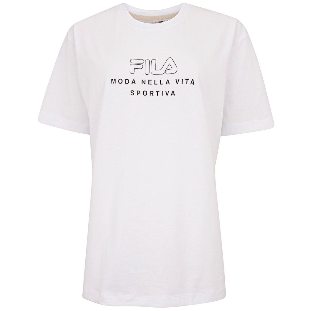 Imagem 1 do produto Camiseta Feminina Fila Manga Curta Over Vita Outline