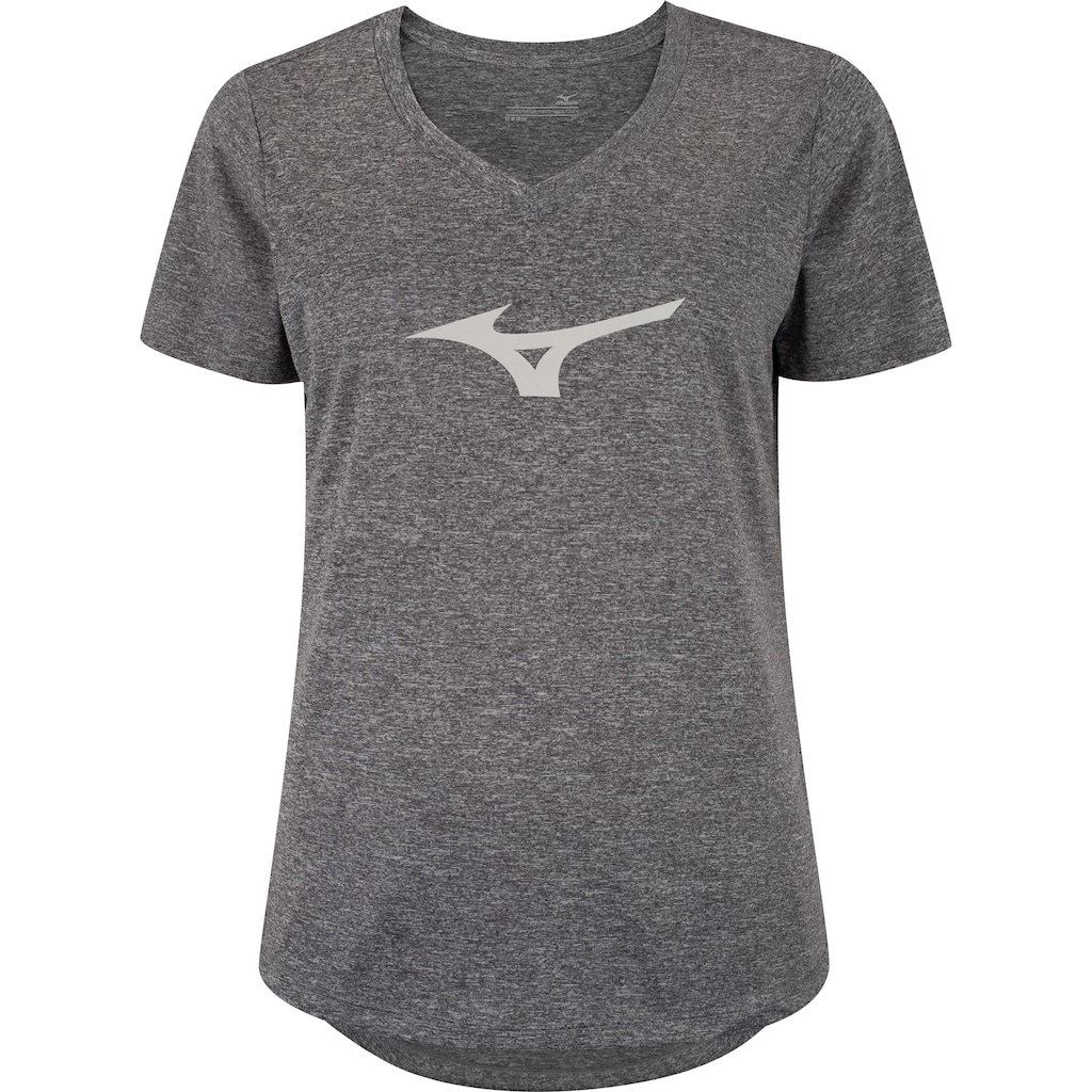 Camiseta Feminina Mizuno Manga Curta Spark Big Logo