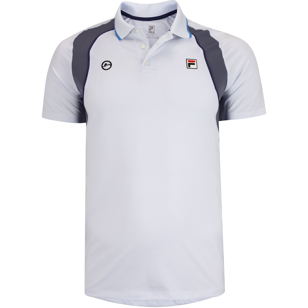 Camisa Polo Fila Masculina Manga Curta Backspin Sleeve Rio Open