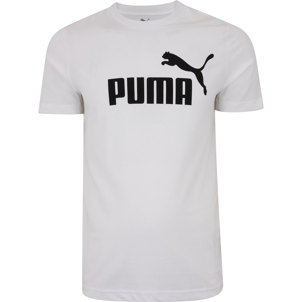 Camiseta Masculina Puma Manga Curta Essentials N01 Logo Tee