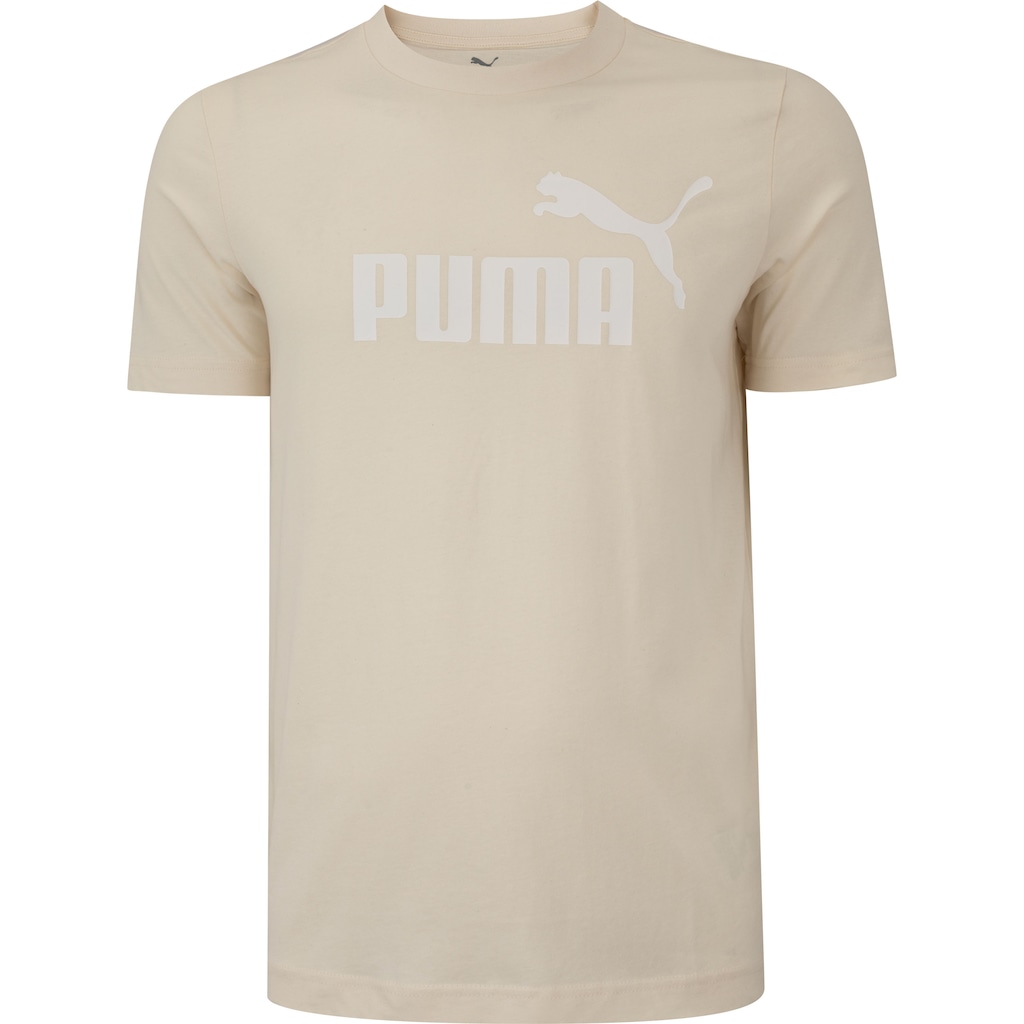Camiseta Masculina Puma Manga Curta Essentials Logo Tee