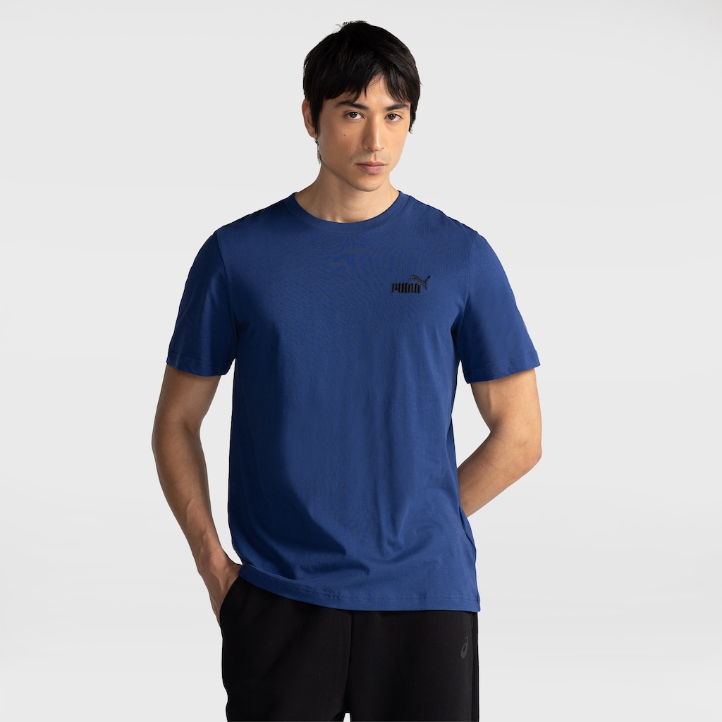 Camiseta Básica Puma Logo Pequena - Masculina