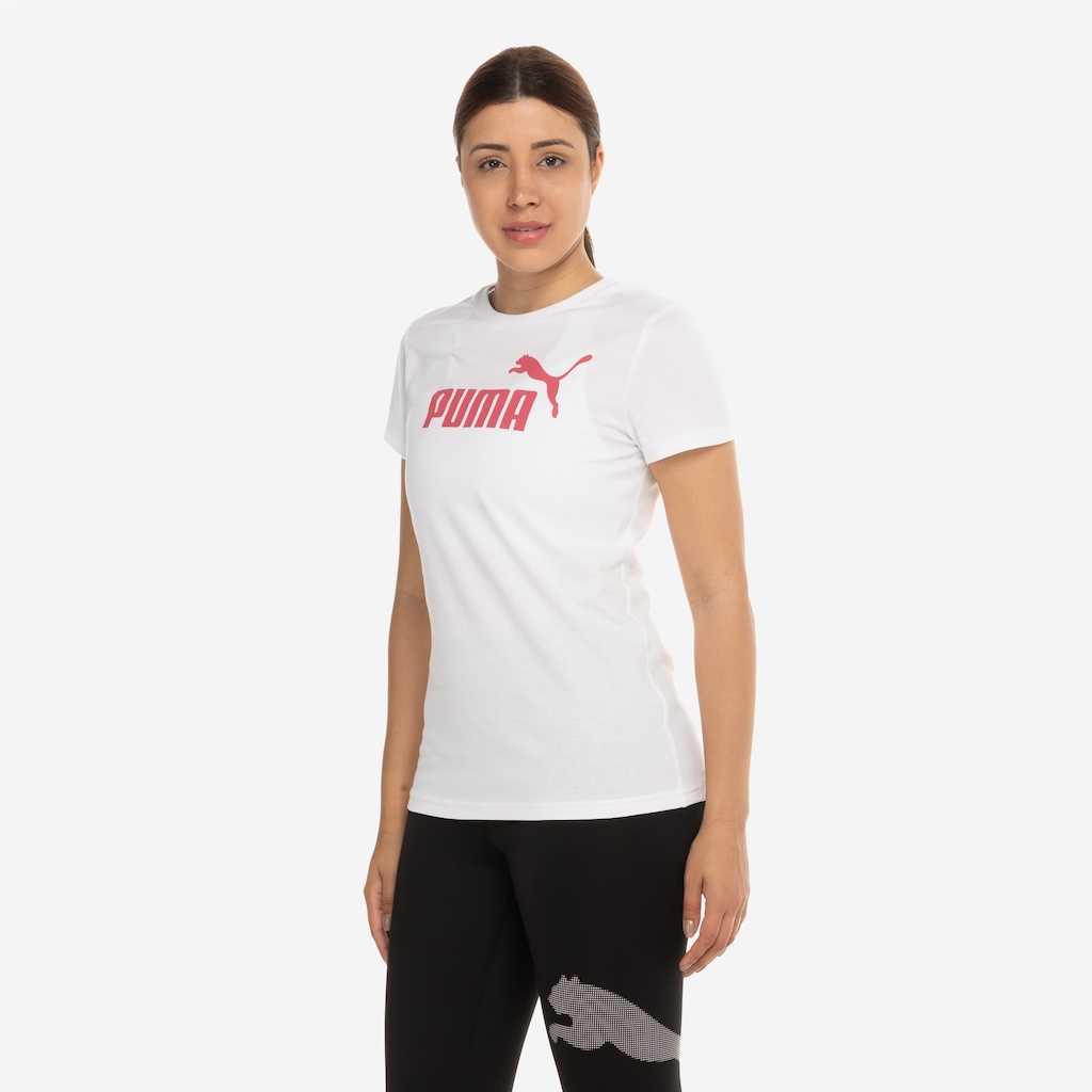 Imagem 4 do produto Camiseta Feminina Puma Manga Curta Essentials NO 1 Logo Tee S