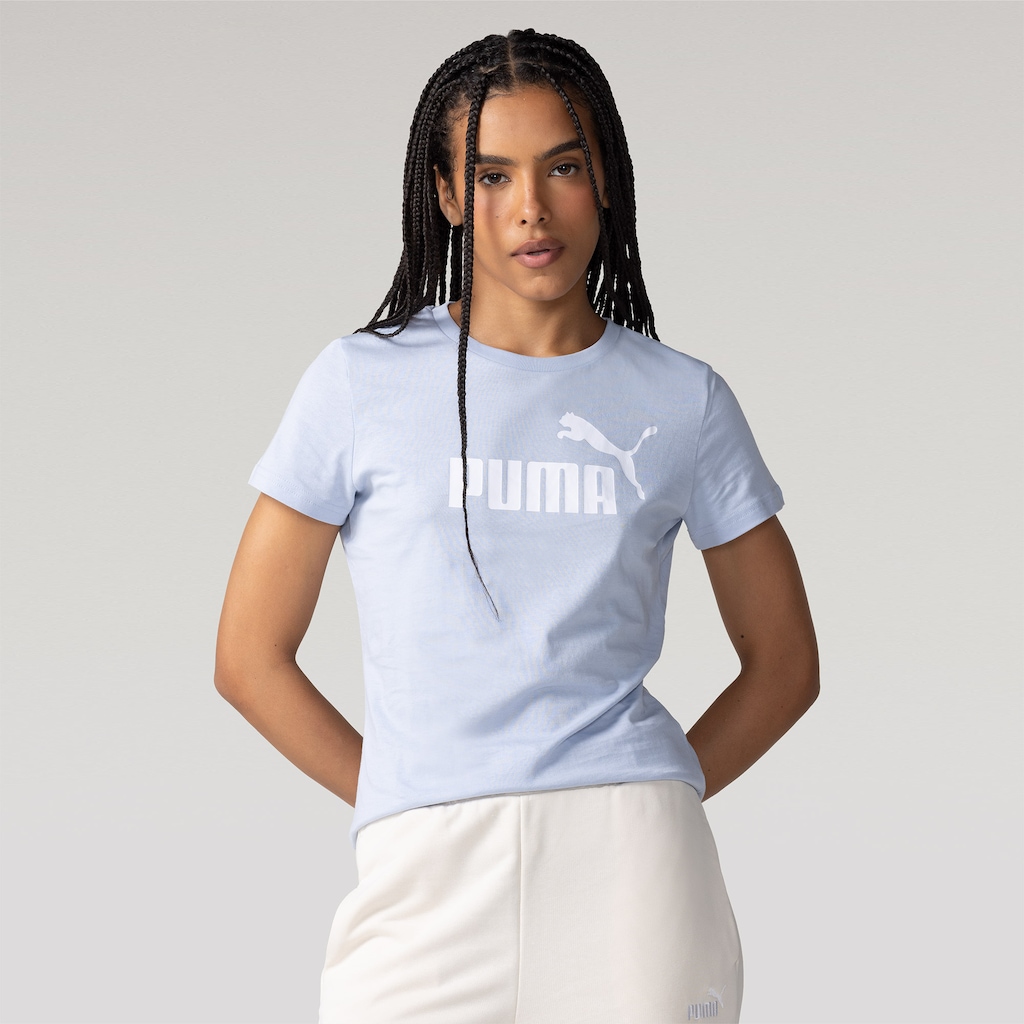 Camiseta Feminina Puma Manga Curta Essentials NO 1 Logo Tee S