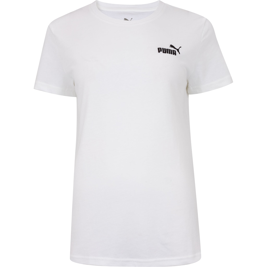 Camiseta Feminina Puma Manga Curta Essentials Small NO 1 Logo Tee