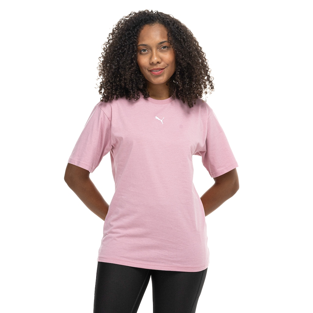 Camiseta Feminina Puma Manga Curta Ess Relaxed Tee