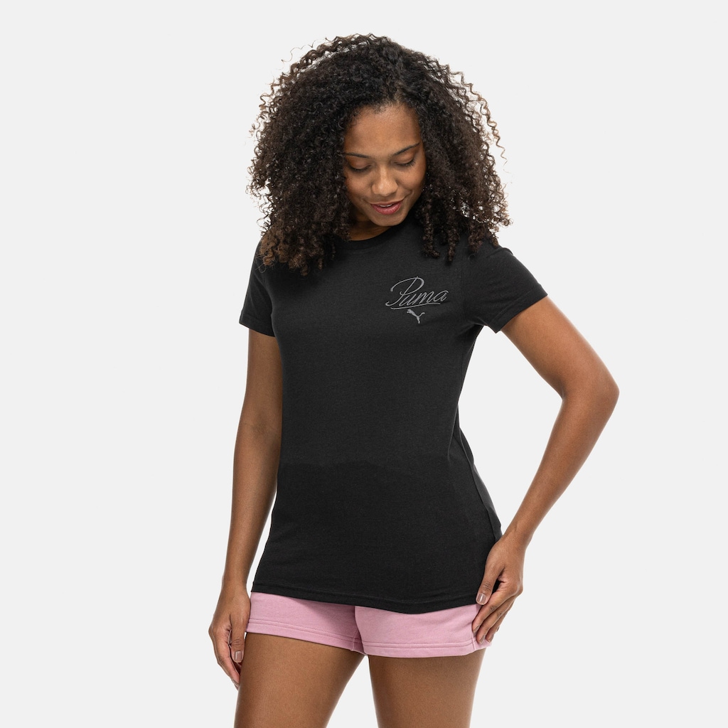Imagem 4 do produto Camiseta Feminina Puma Manga Curta ESS Script