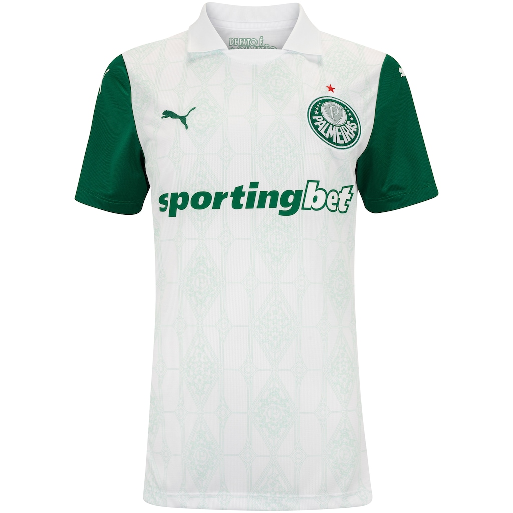 Camisa Polo do Palmeiras II 25 Puma Feminina Torcedora