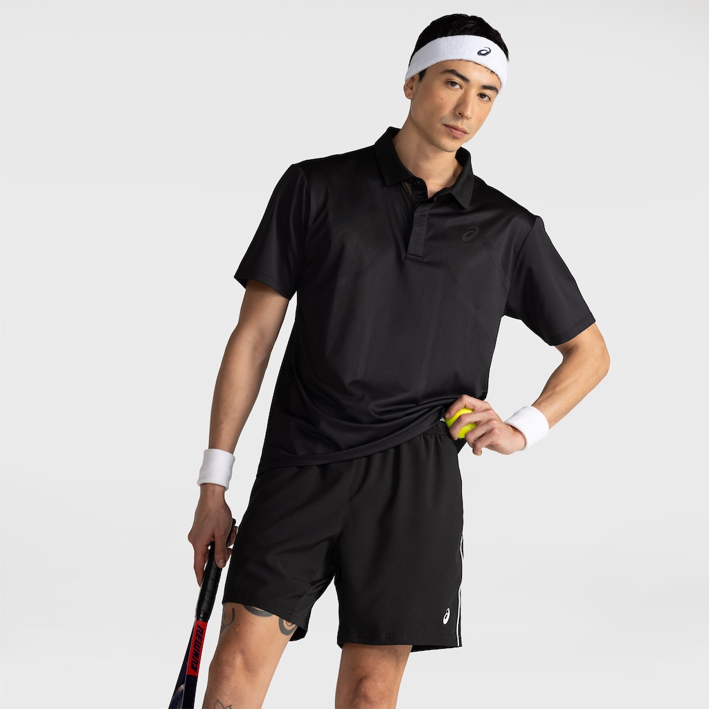 Imagem 1 do produto Camisa Polo Masculina ASICS Jacquard